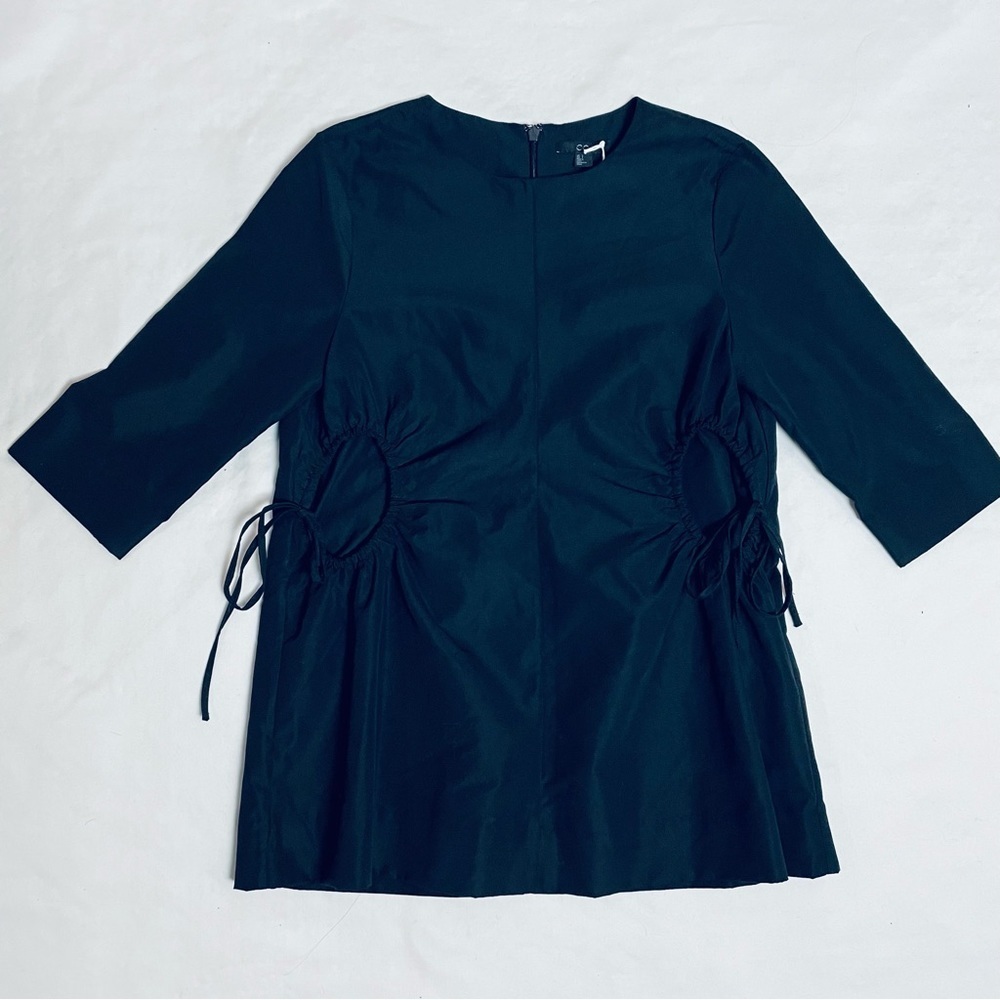 NWT New $99 COS Navy Ring Detail Top Size 2